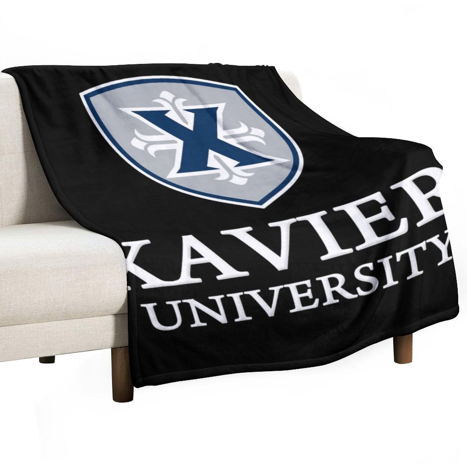 Xavier Home Decor - Xavier University Throw Blanket Kid'S Sofa