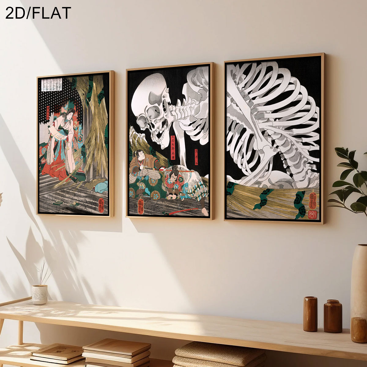 3pcs Retro Japanese Takiyasha  - Home Decor Quirky 评论和价格