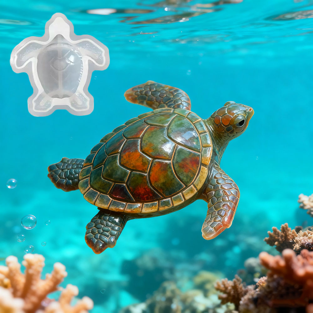3D Sea Turtle Epoxy Resin Mold - Home Decor Diy Ideas 评论和价格
