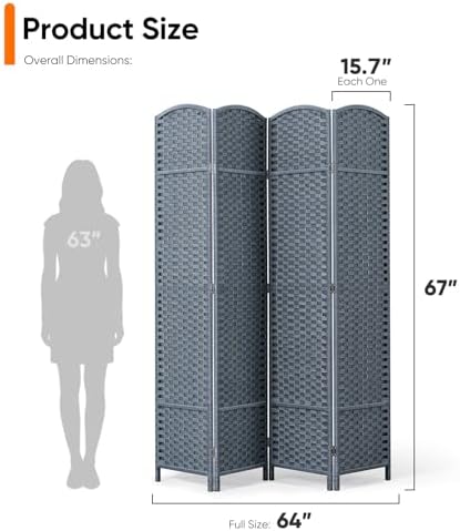 Outdoor Privacy Screen 4-Panel - H&M Home Decor 评论和价格
