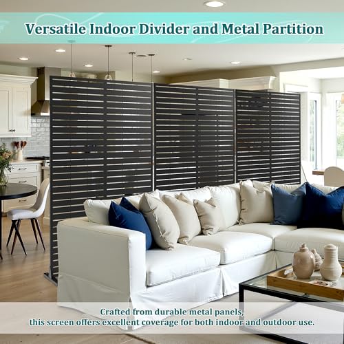 Metal Privacy Screen Outdoor F - H&M Home Decor 评论和价格