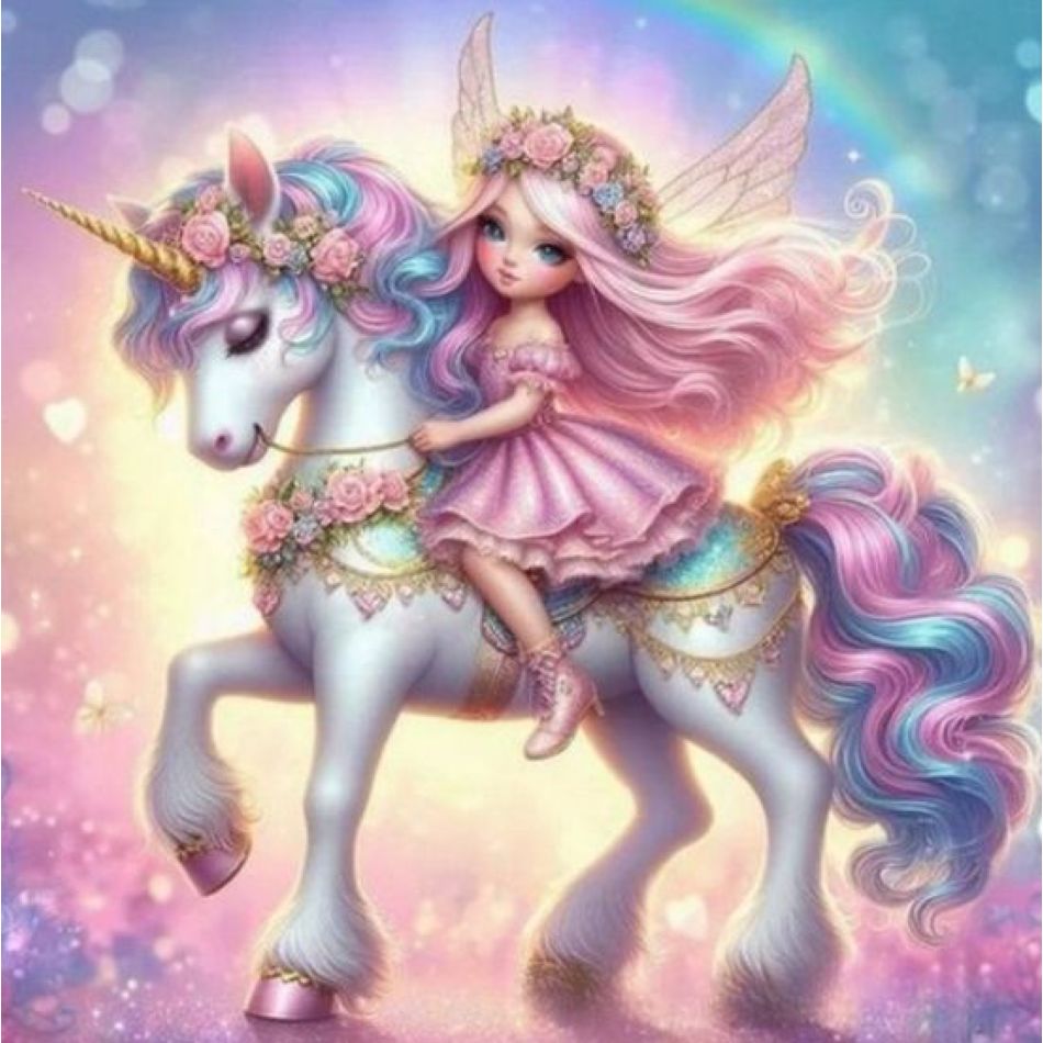 RUOPOTY Girl And White Horse 5 - Home Decor Diy Ideas 评论和价格