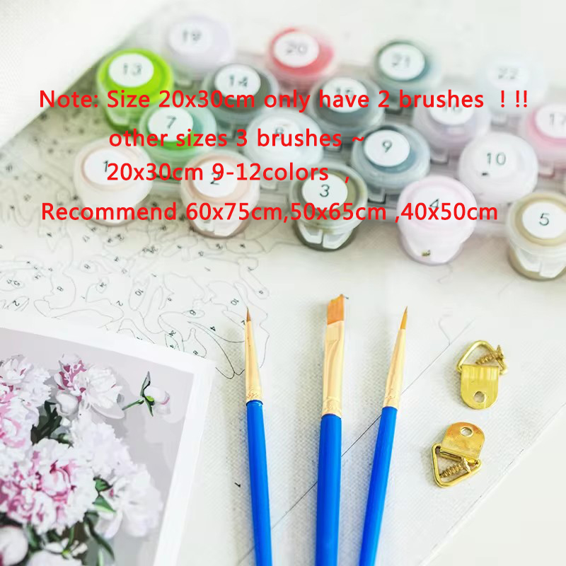 GATYZTORY Peacock Paint By Num - Home Decor Diy Ideas 评论和价格
