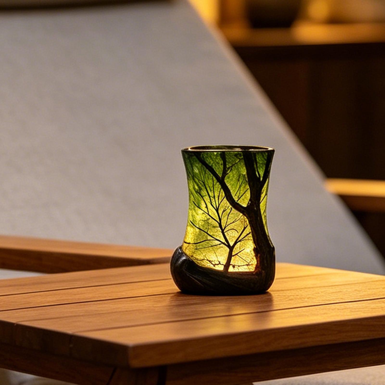 Bedside Table Lamp Forest Nigh - Home Decor Lamp 评论和价格