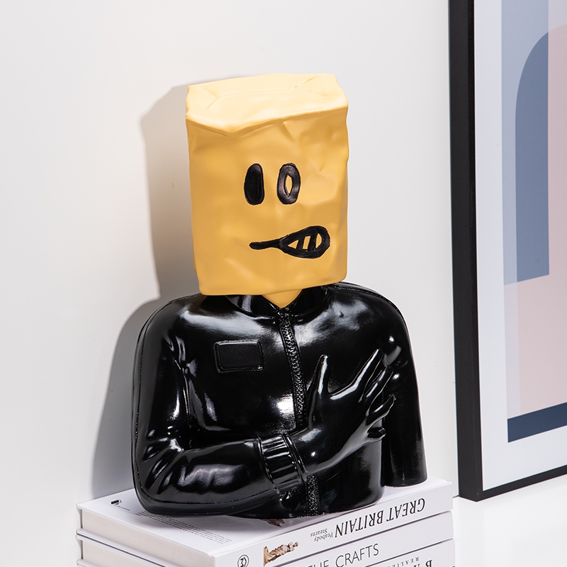 Nordic Home Decor Banksy Statu - Home Decor Y2K 评论和价格