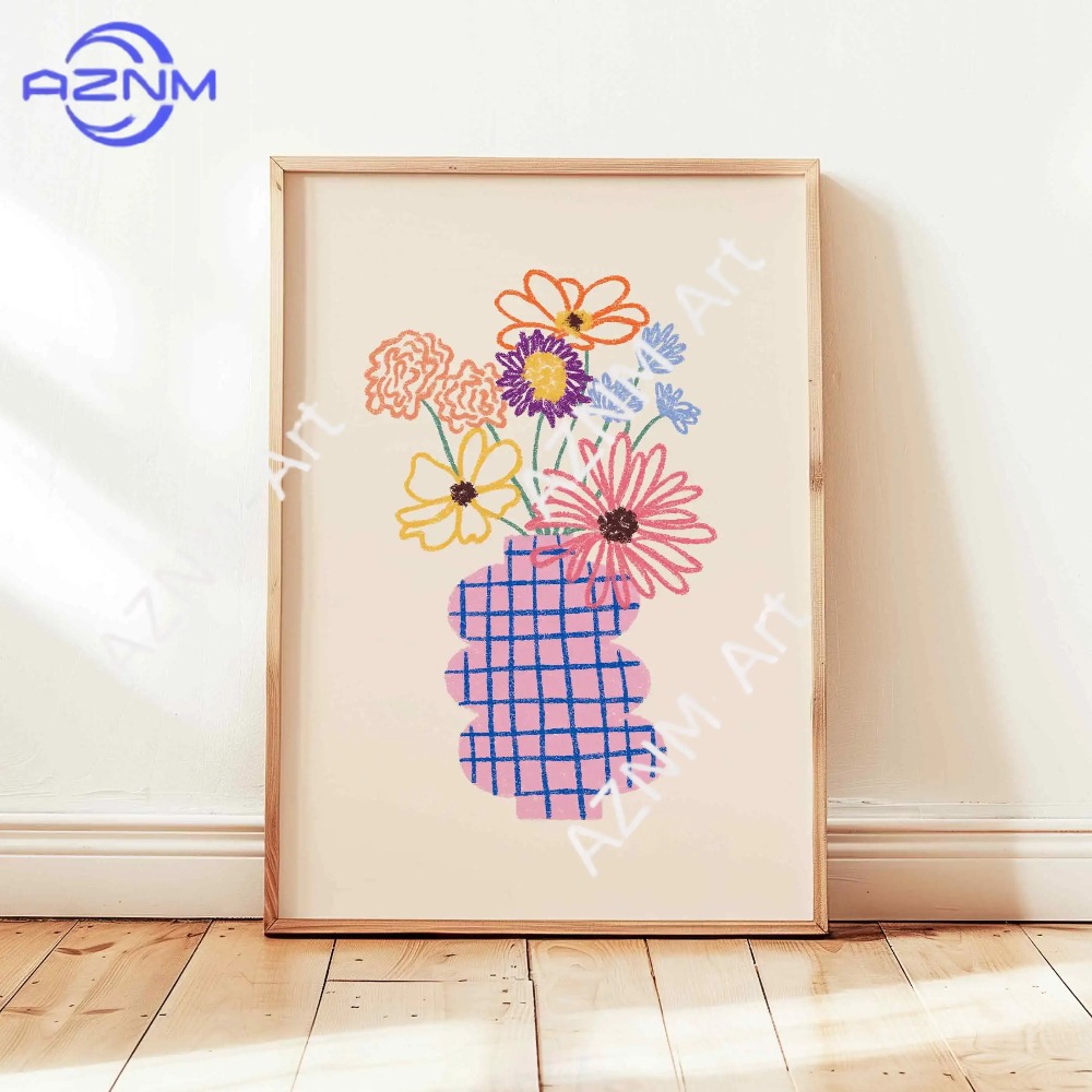 1/3pcs Abstract Flower Vase Pa - Home Decor Vase With Flowers 评论和价格