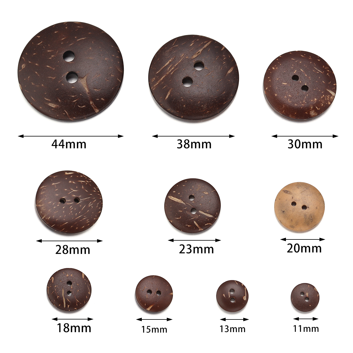 10-100Pcs Natural Coconut Shel - Home Decor Unique Items 评论和价格