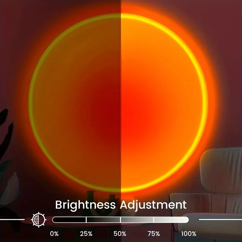 1pc Vibrant Sunset Projection  - Home Decor Ikea 评论和价格