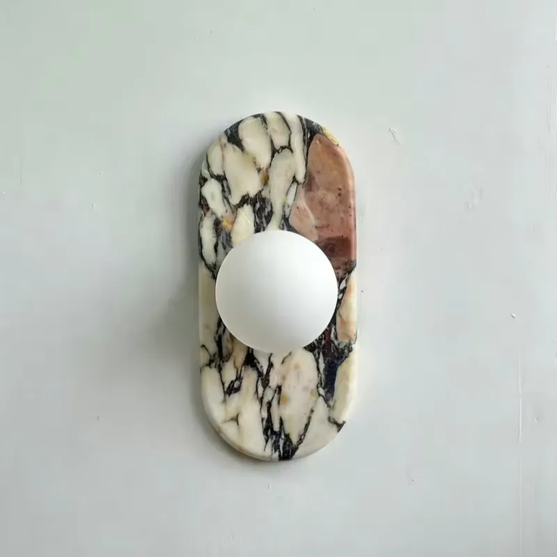 SJX Minimalist Natural Calacat - Home Decor Lamp 评论和价格