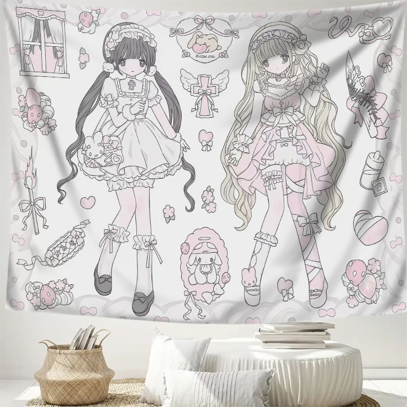 1PC Digital Print Tapestry Wal - Aesthetic Tapestry 评论和价格