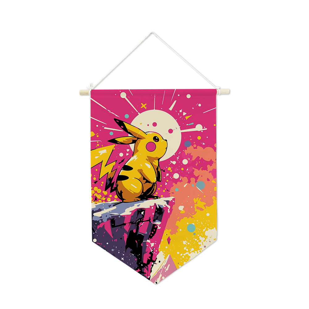 Pokemons Hanging Cloth Anime P - Home Decor Unique Items 评论和价格