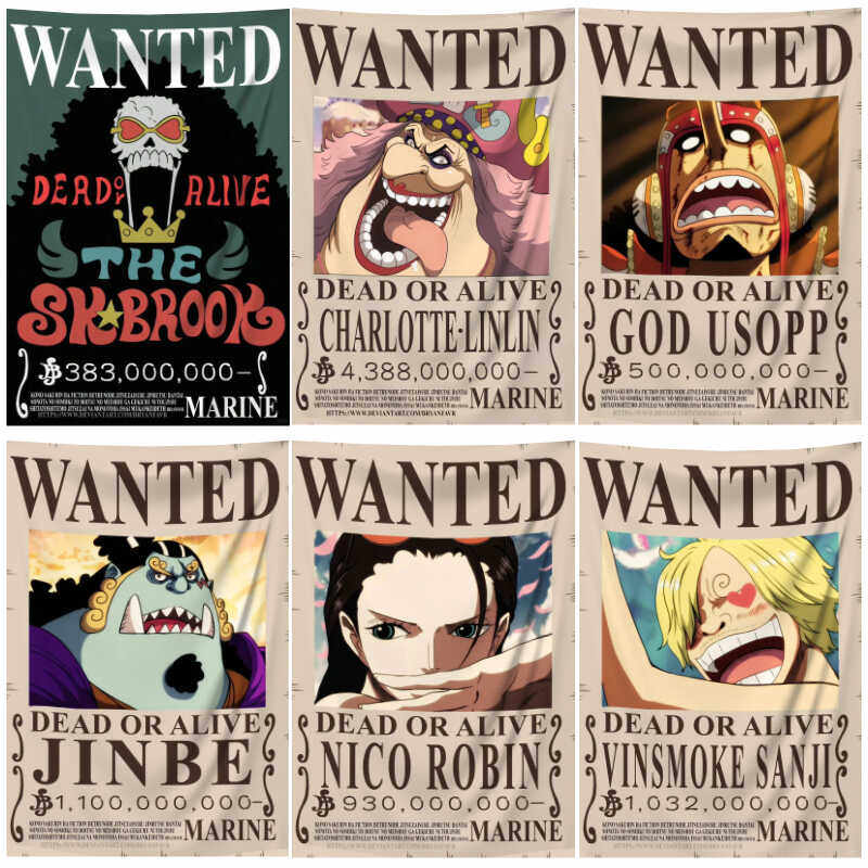 One Piece Manga Tapestry Wante - Aesthetic Tapestry 评论和价格