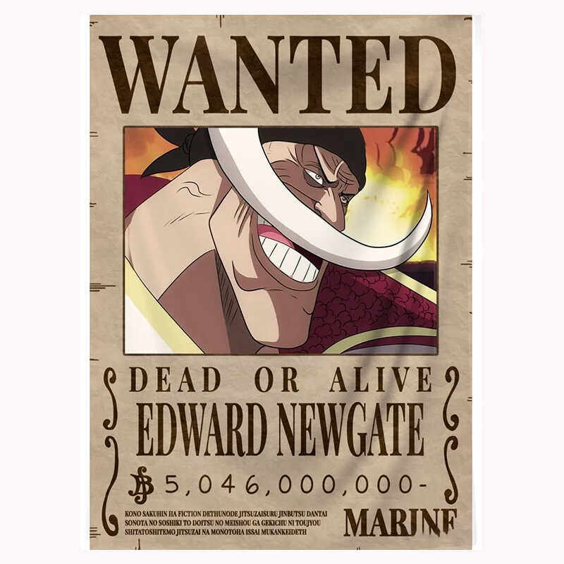 One Piece Manga Tapestry Wante - Aesthetic Tapestry 评论和价格