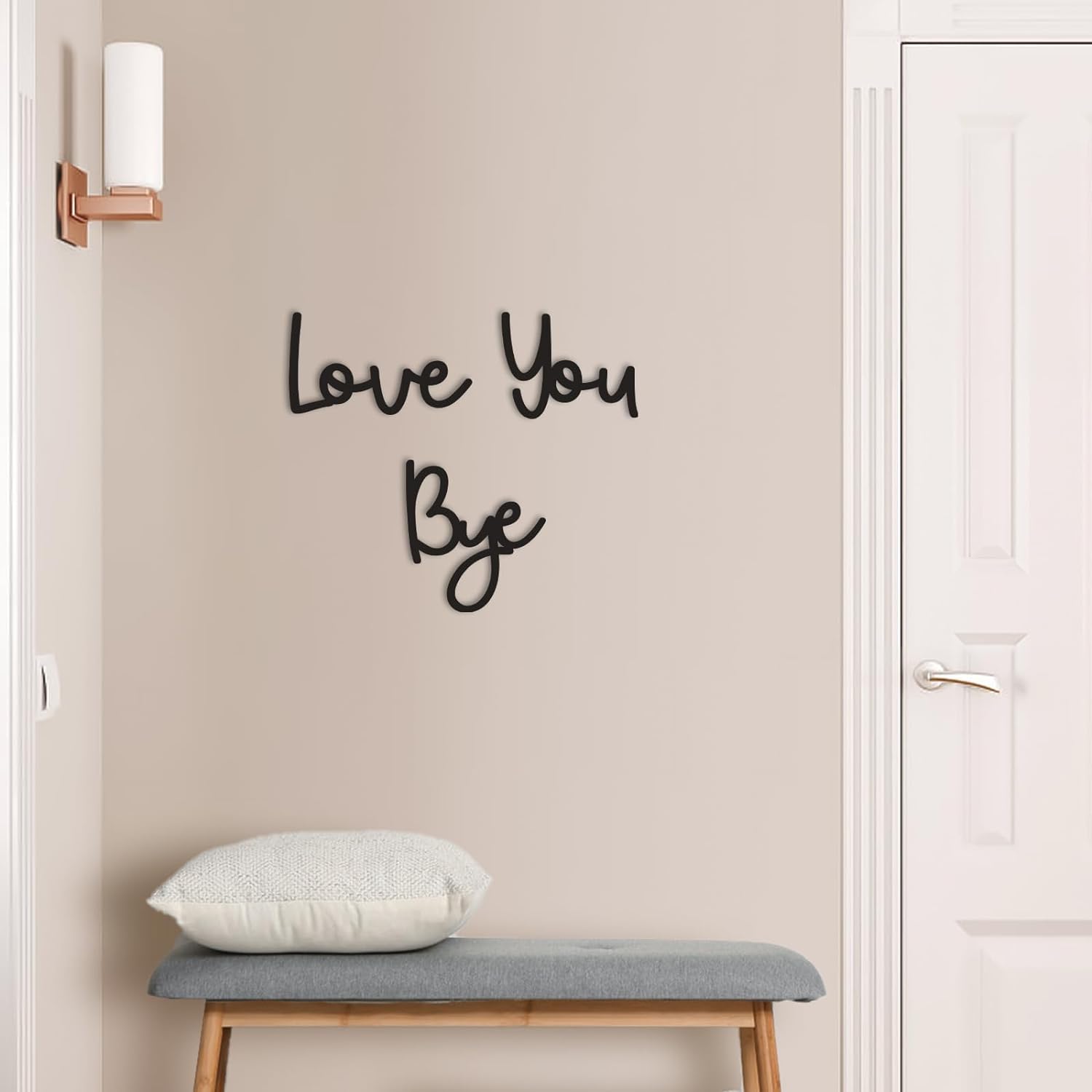 Love You Bye Wood Sign Home De - Home Decor Y2K 评论和价格