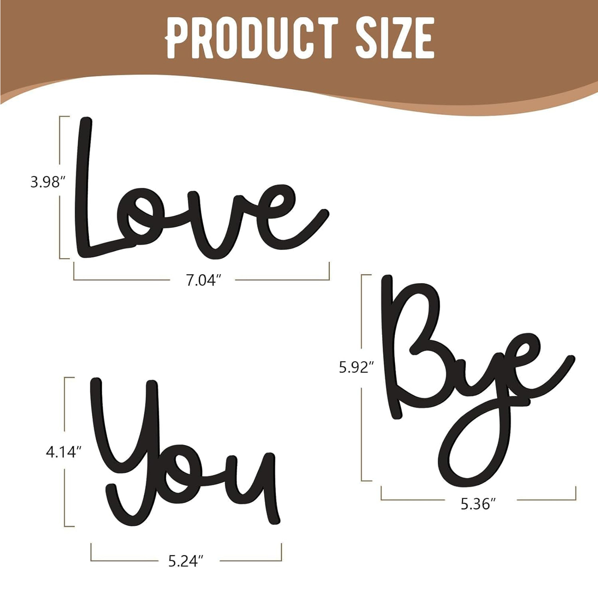 Love You Bye Wood Sign Home De - Home Decor Y2K 评论和价格