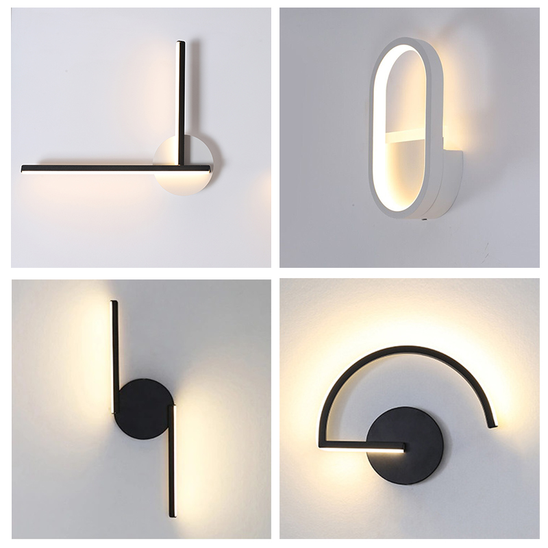 Modern Nordic LED Wall Lamp, M - Home Decor Lamp 评论和价格