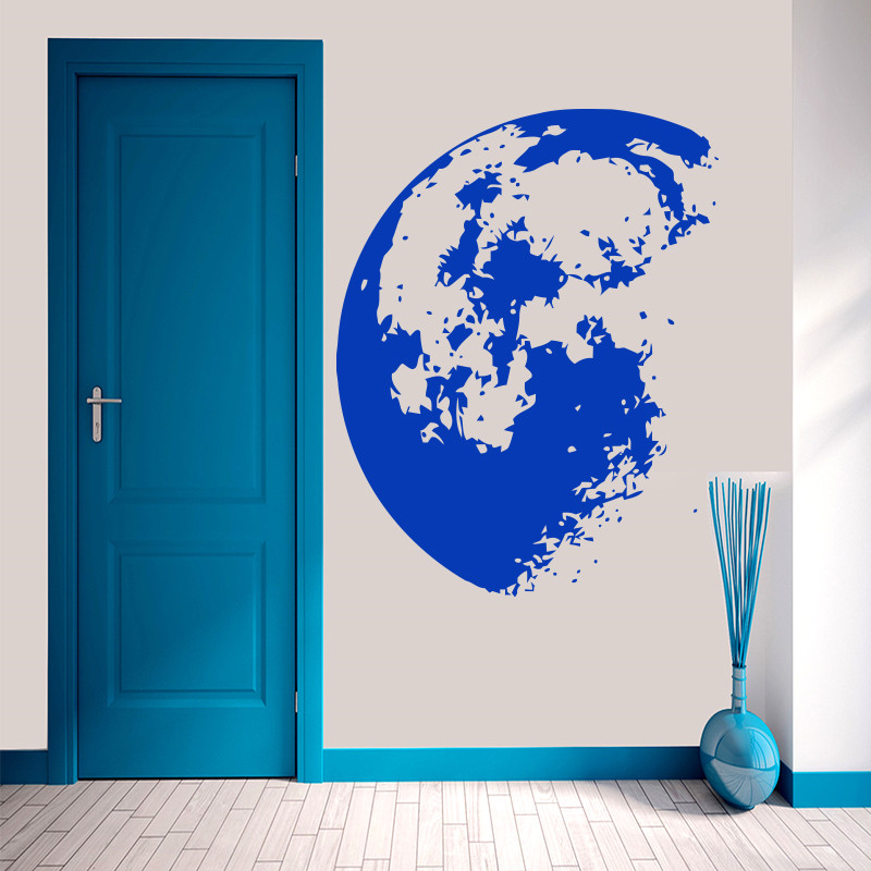 Outer Space Moon Wall Sticker  - Home Decor Y2K 评论和价格