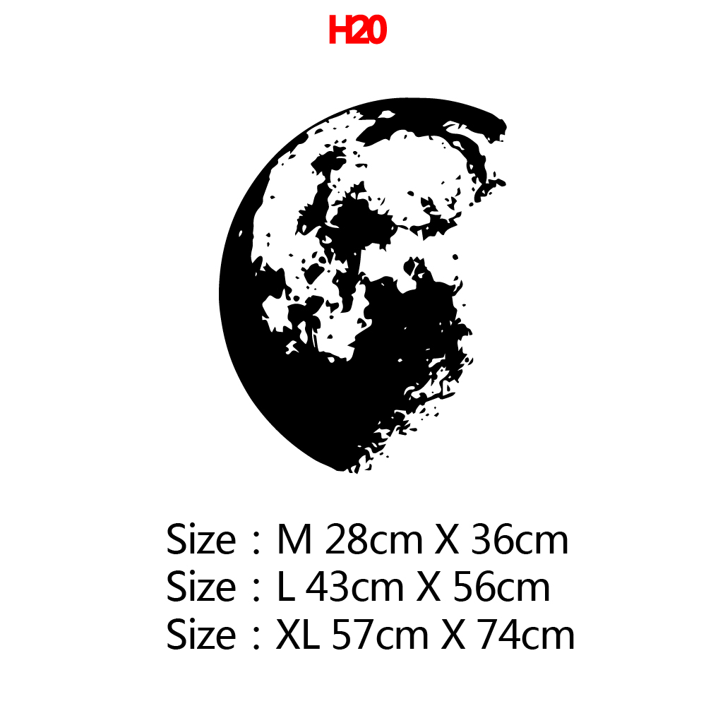 Outer Space Moon Wall Sticker  - Home Decor Y2K 评论和价格