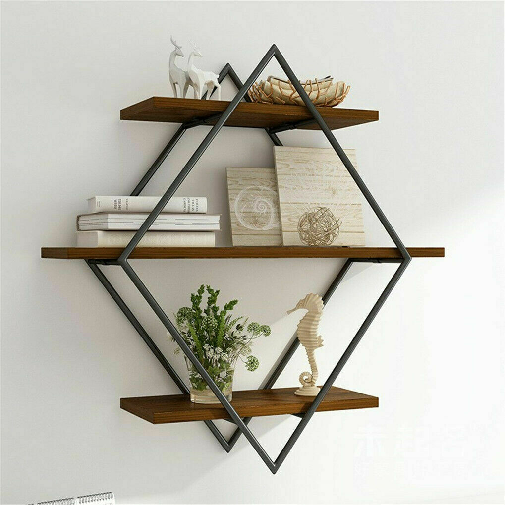 Wall Mounted Rustic Floating S - Home Decor Ikea 评论和价格