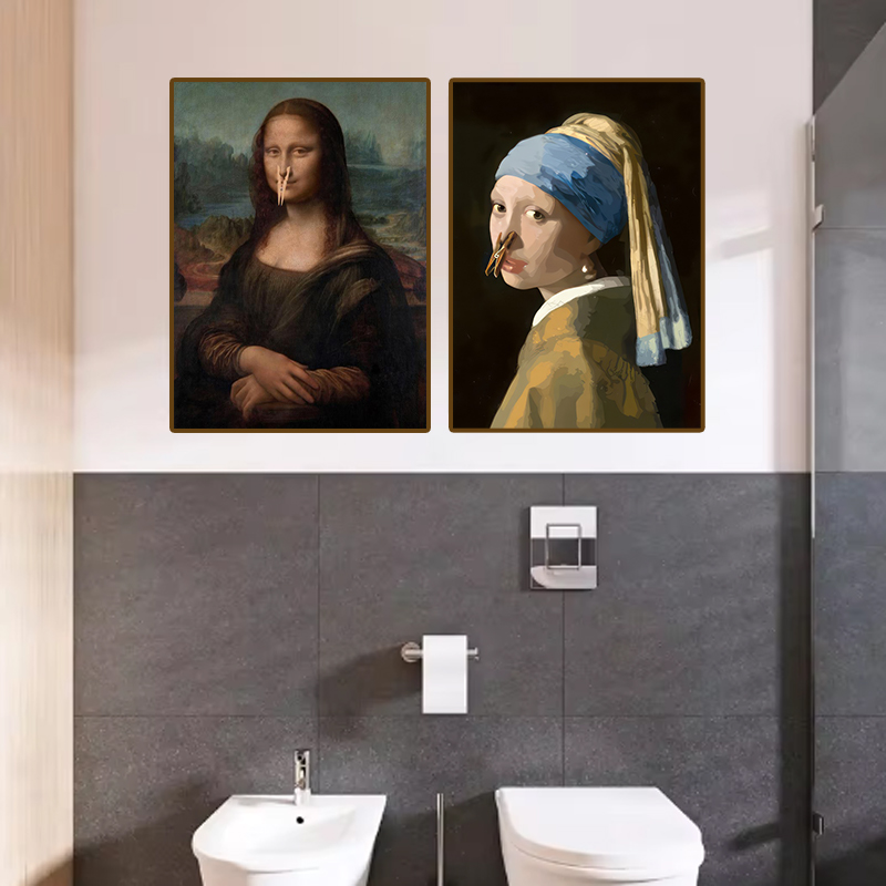 1pc Funny Abstract Bathroom To - Home Decor Quirky 评论和价格