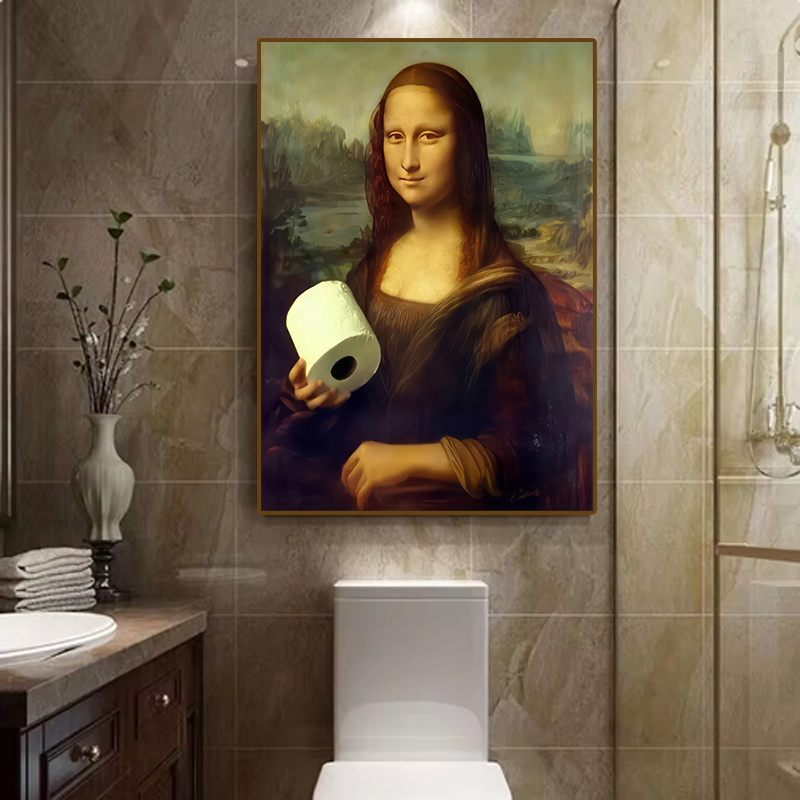 1pc Funny Abstract Bathroom To - Home Decor Quirky 评论和价格