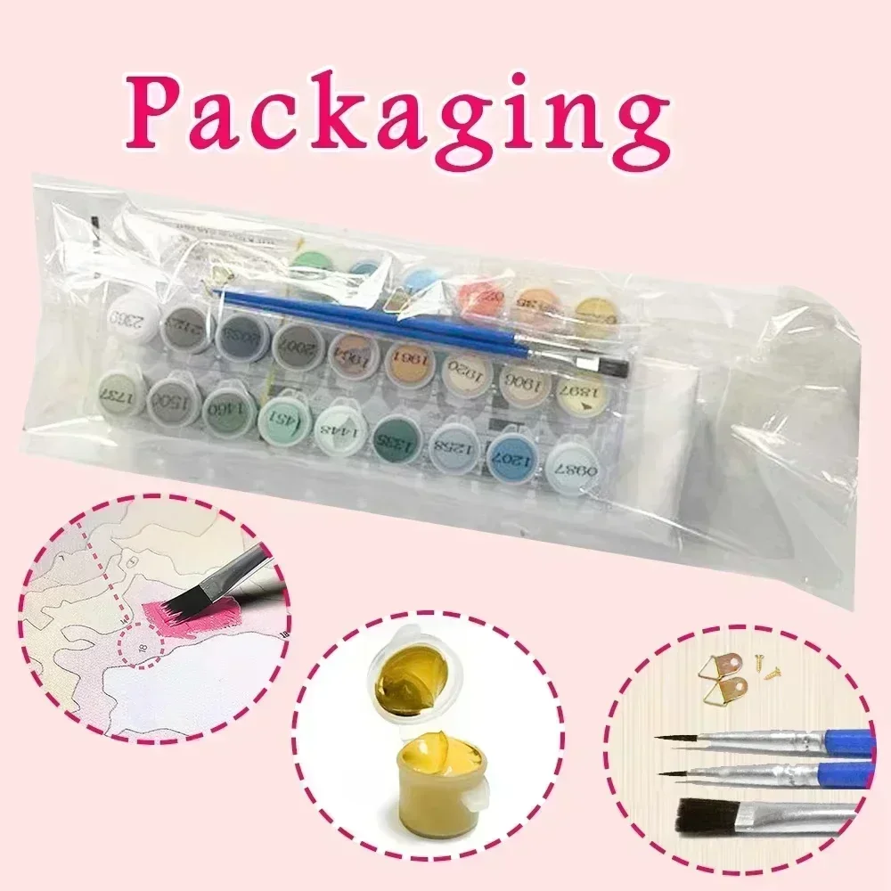 DIY Oil Painting Kit Bavarian  - Home Decor Diy Ideas 评论和价格