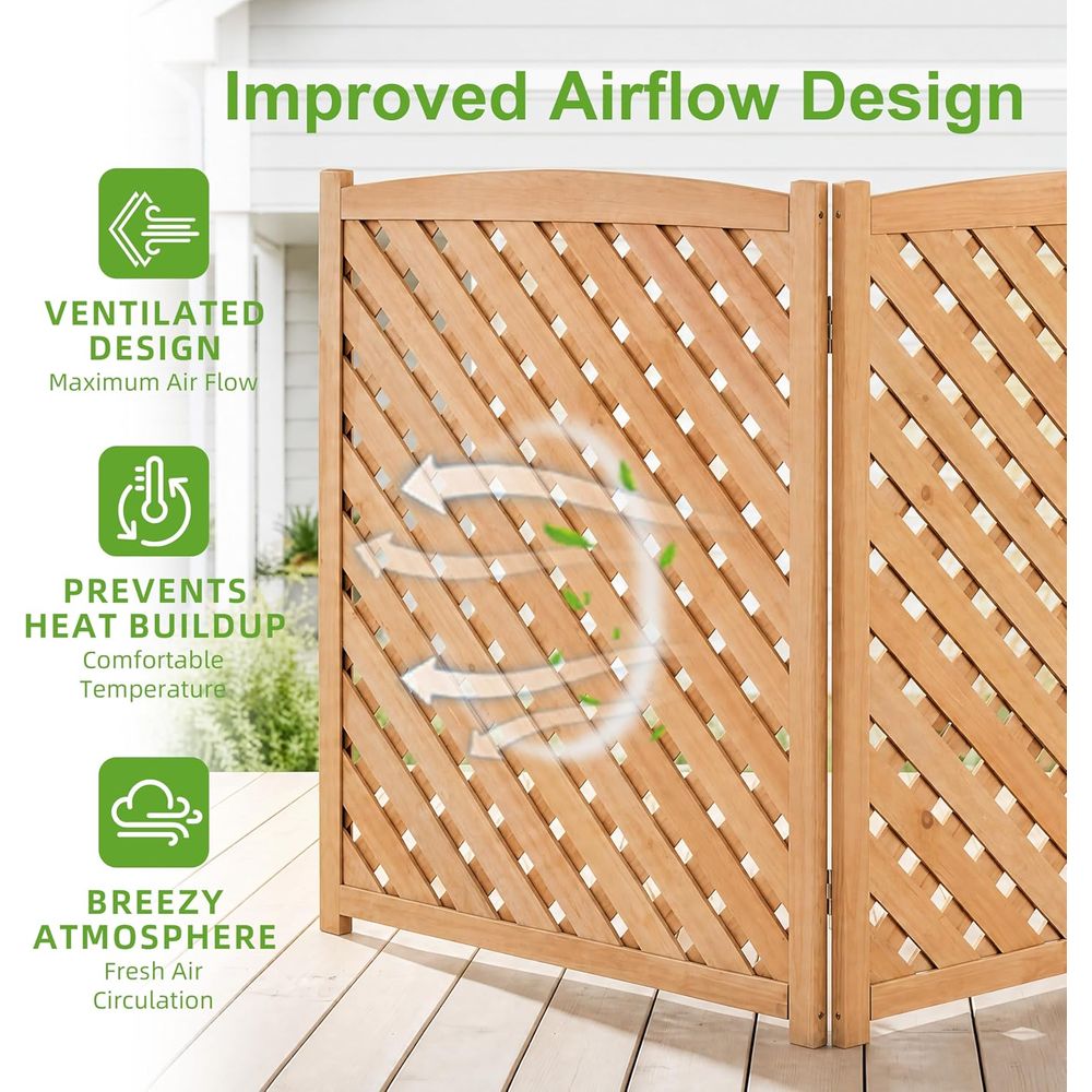 3-Panel Outdoor Air Conditione - H&M Home Decor 评论和价格