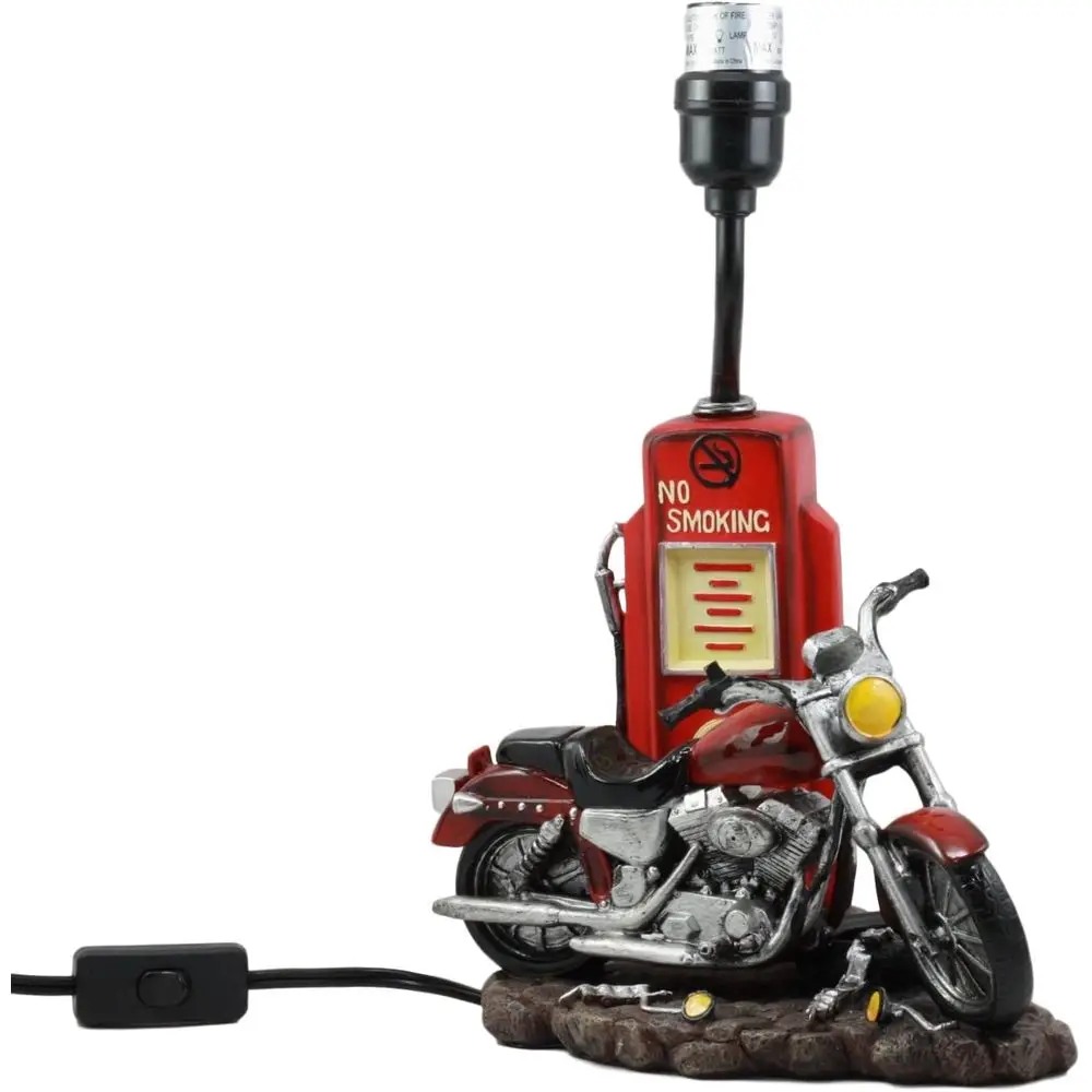 Vintage Retro Red Motorcycle G - Home Decor Lamp 评论和价格