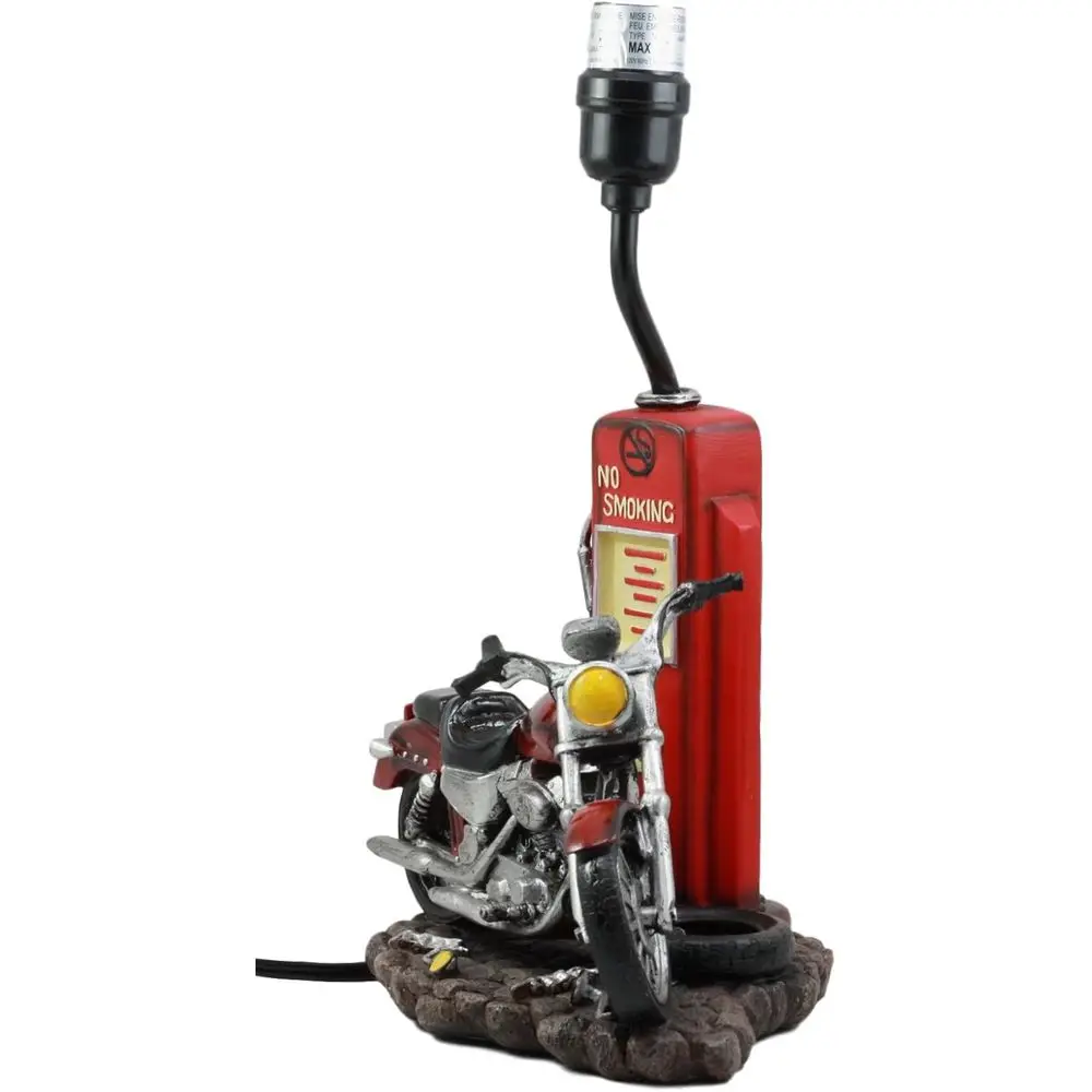 Vintage Retro Red Motorcycle G - Home Decor Lamp 评论和价格