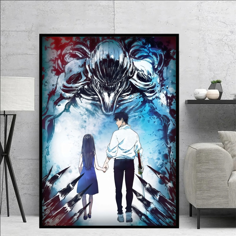 Jujutsu Kaisen Yuta Okkotsu &  - Home Decor Painting 评论和价格