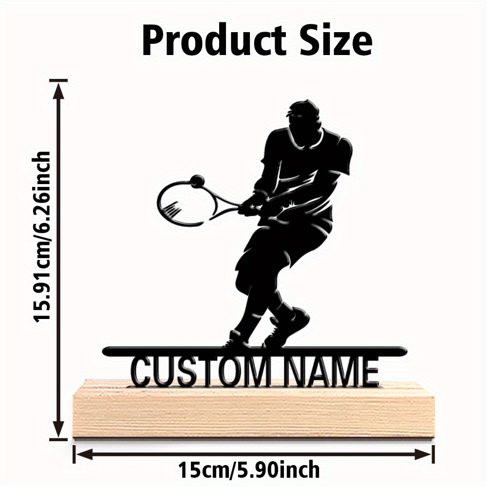 Personalized Tennis Player Met - Home Decor Quirky 评论和价格