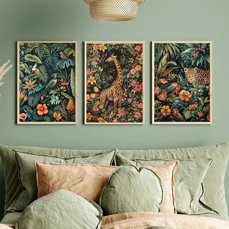 Tropical Jungle Wild Leopard P - Home Decor Ikea 评论和价格