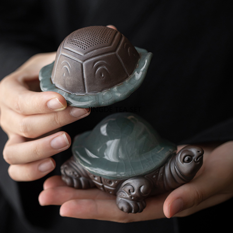 Ceramic Turtle Tea Set Filter  - Home Decor Quirky 评论和价格