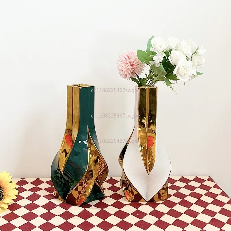 Living Room Decoration Creativ - Home Decor Vase With Flowers 评论和价格