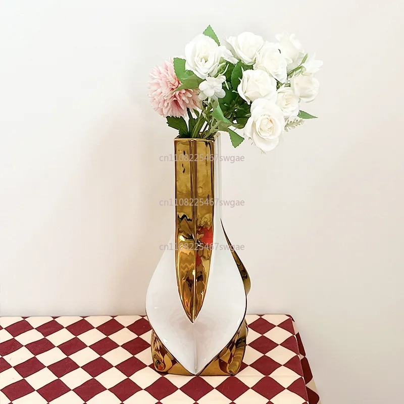 Living Room Decoration Creativ - Home Decor Vase With Flowers 评论和价格