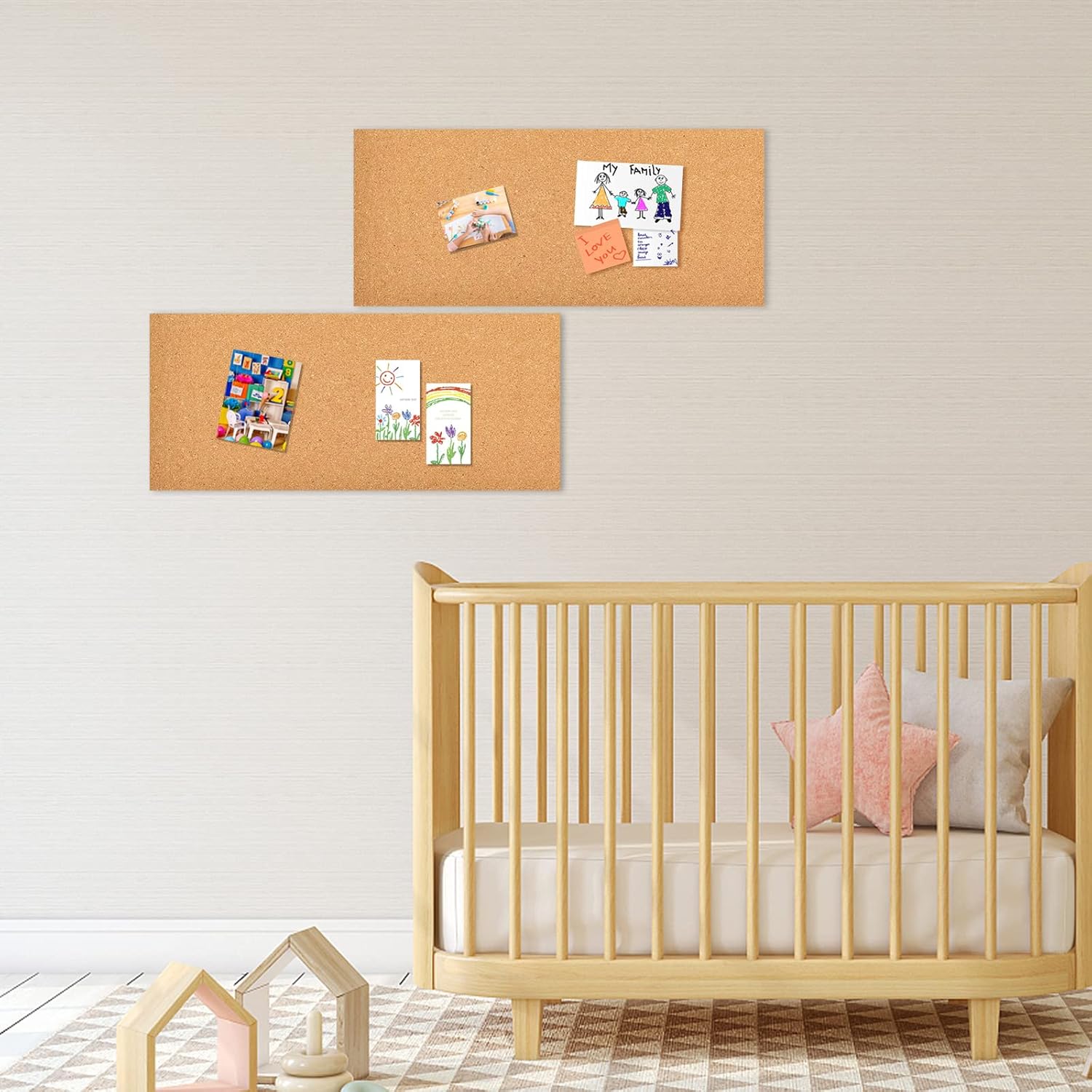 2/4/6 Pieces of Cork Bulletin  - Home Decor Vision Board 评论和价格