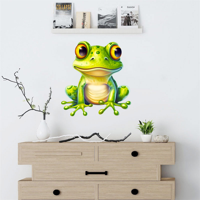 M728 Cute Rainbow Frog Wall St - Home Decor Y2K 评论和价格