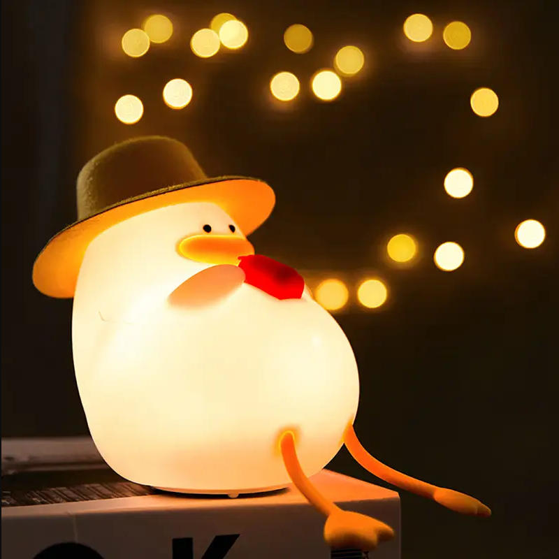 Happy Duck Night Light,Touch-C - Home Decor Lamp 评论和价格