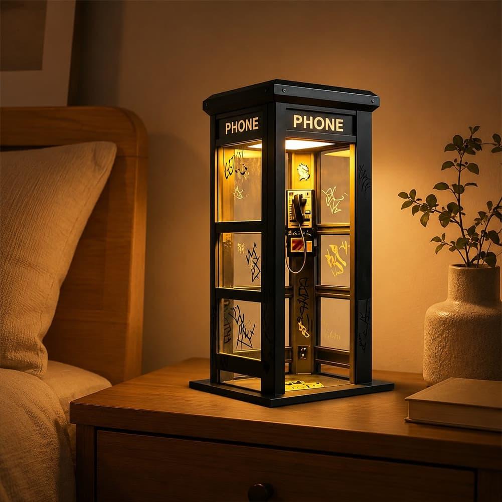 Vintage London Telephone Booth - Home Decor Lamp 评论和价格