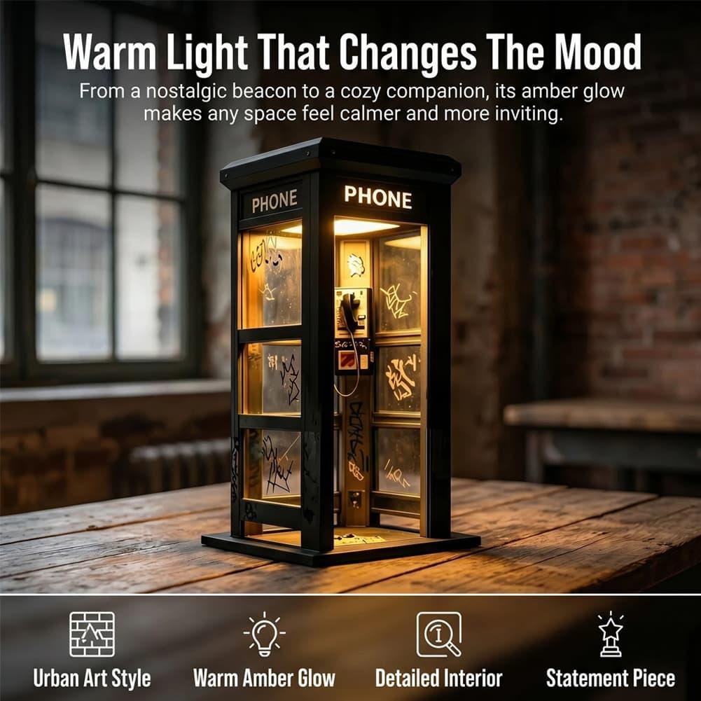 Vintage London Telephone Booth - Home Decor Lamp 评论和价格