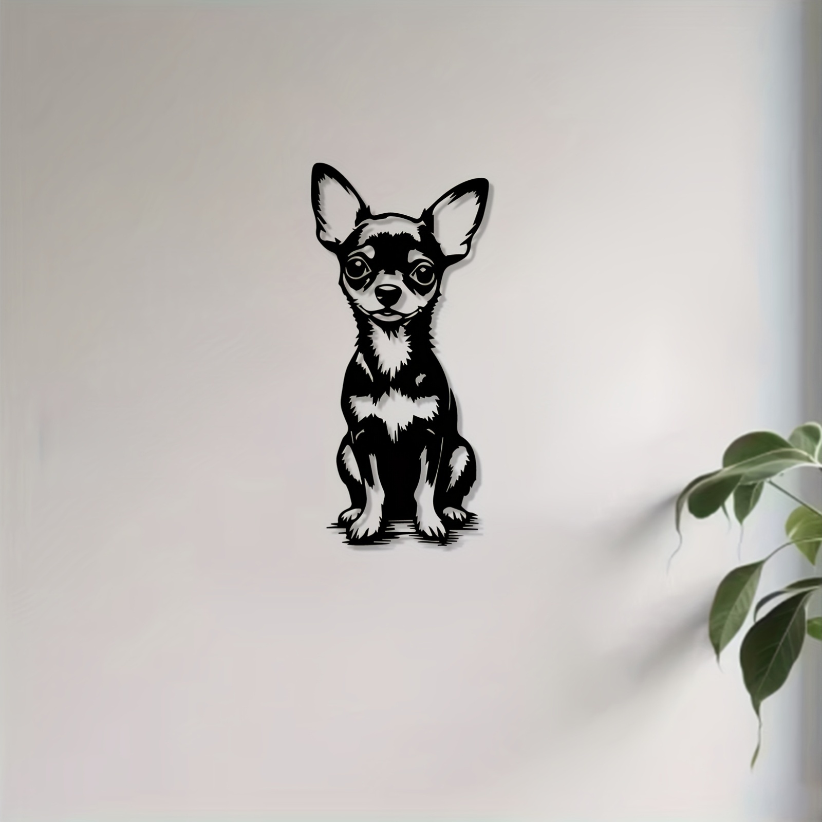 Mordern Metal Wall Art Cute Ch - Home Decor Quirky 评论和价格