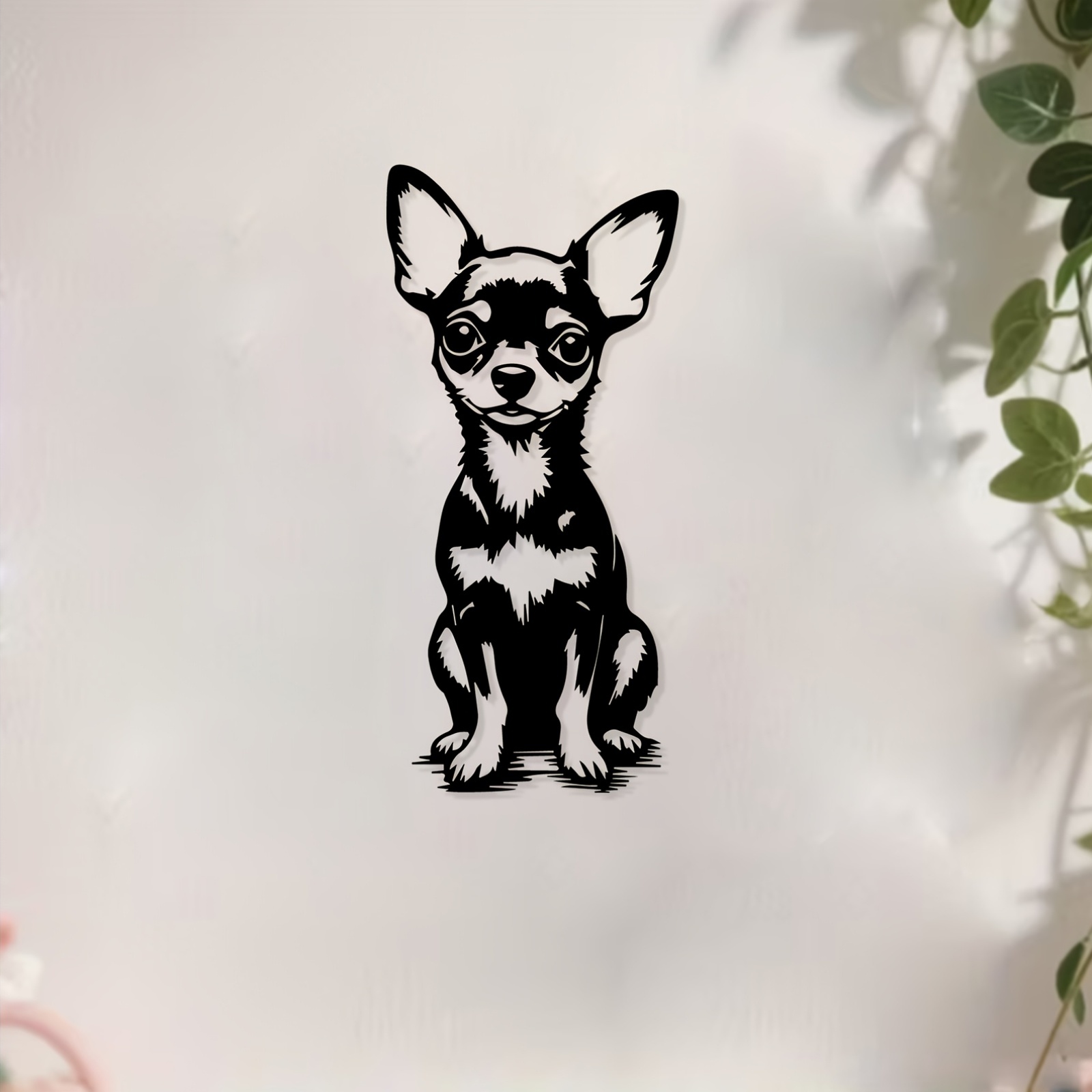 Mordern Metal Wall Art Cute Ch - Home Decor Quirky 评论和价格