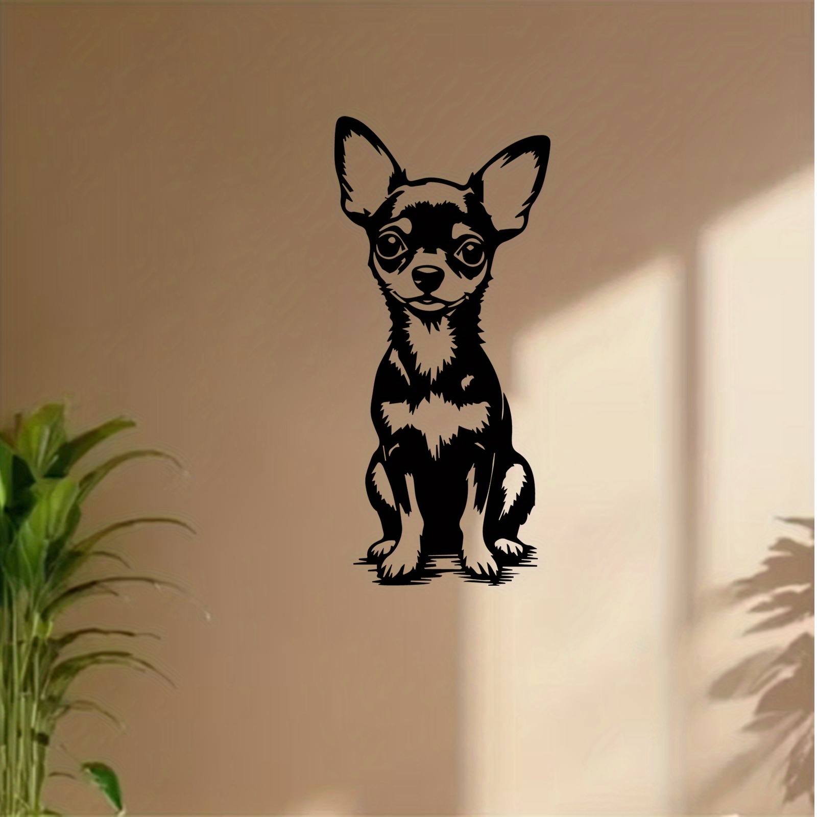 Mordern Metal Wall Art Cute Ch - Home Decor Quirky 评论和价格
