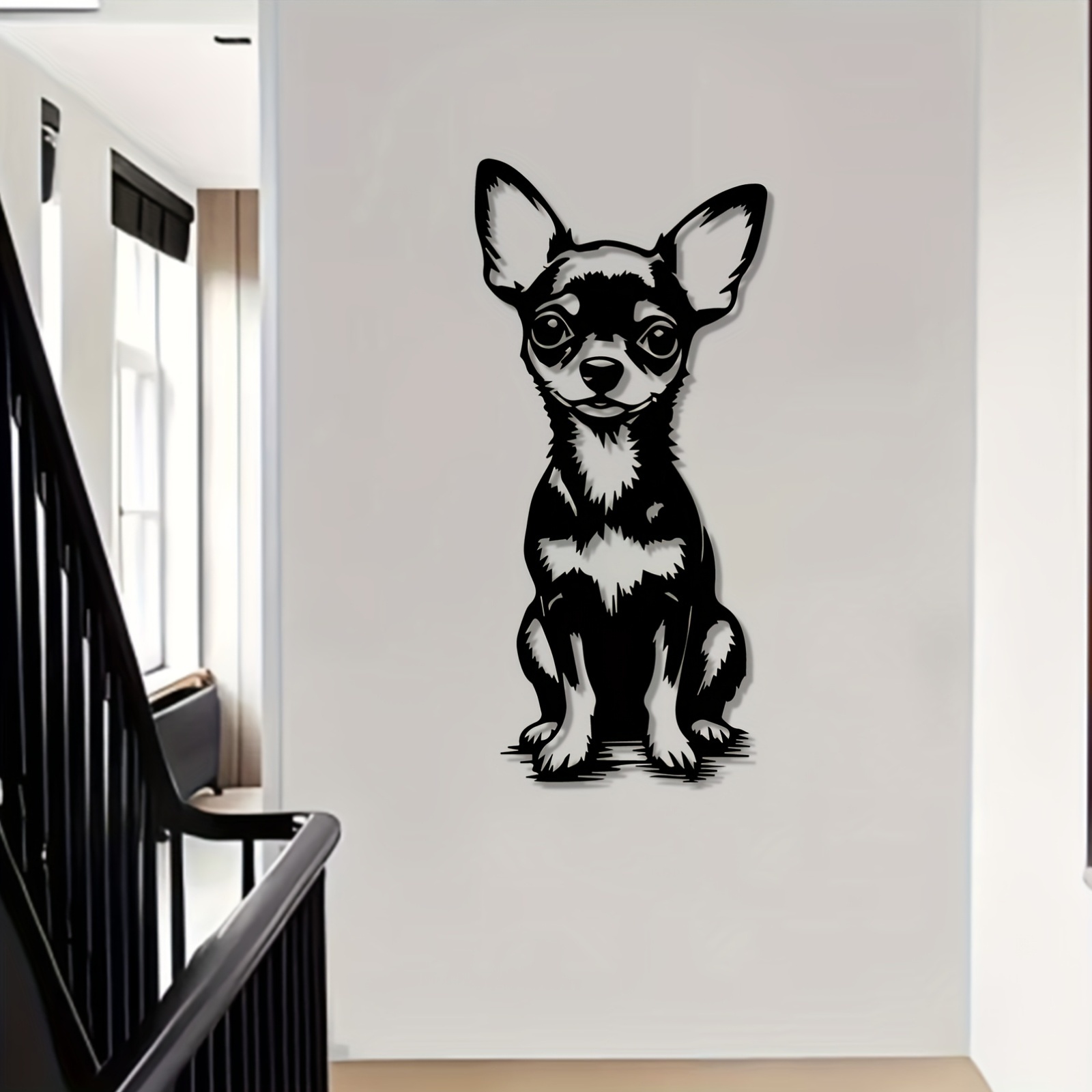 Mordern Metal Wall Art Cute Ch - Home Decor Quirky 评论和价格