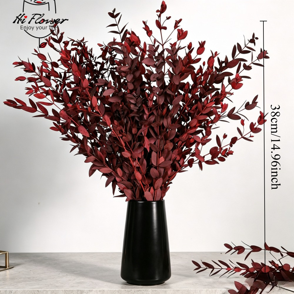 Natural Dried Flowers Eucalypt - Home Decor Vase With Flowers 评论和价格