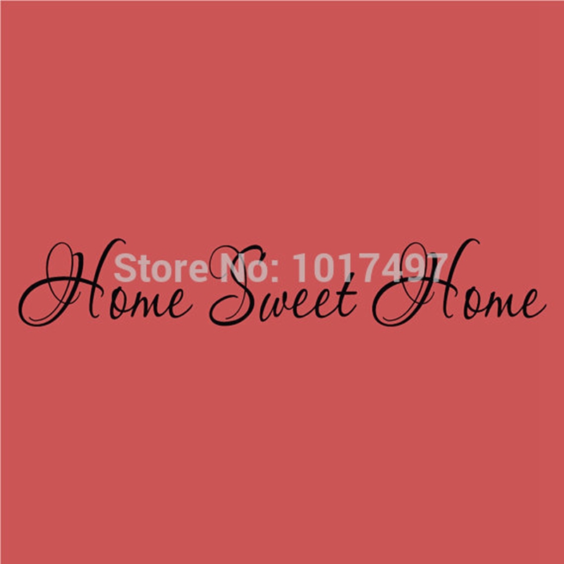 Sweet Home Quote Wall Stickers - Home Decor Y2K 评论和价格