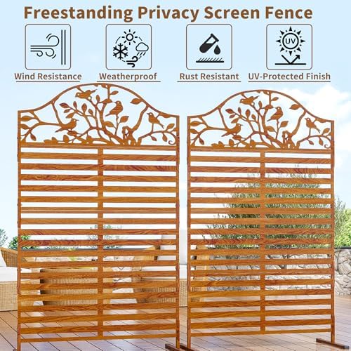 Metal Outdoor Privacy Screen F - H&M Home Decor 评论和价格