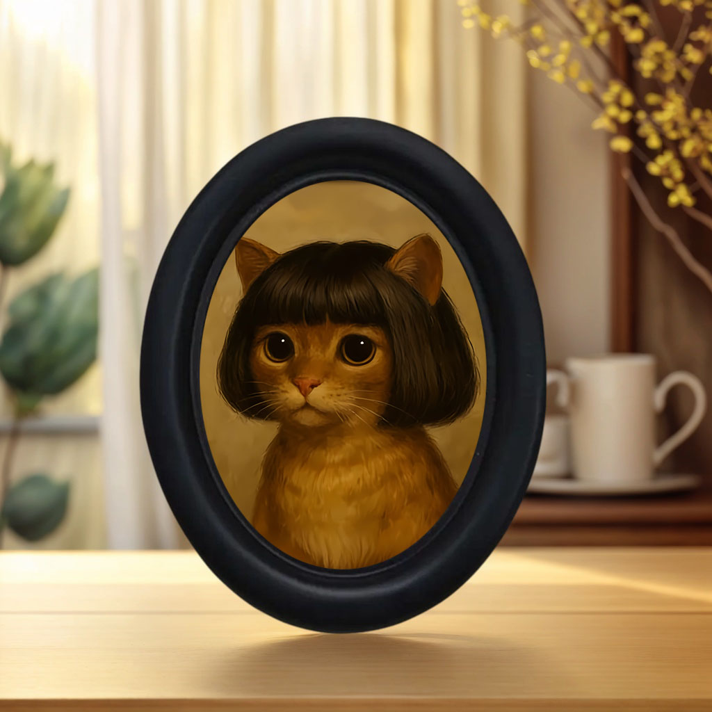 1 Piece of Fun Long-Haired Cat - Home Decor Quirky 评论和价格