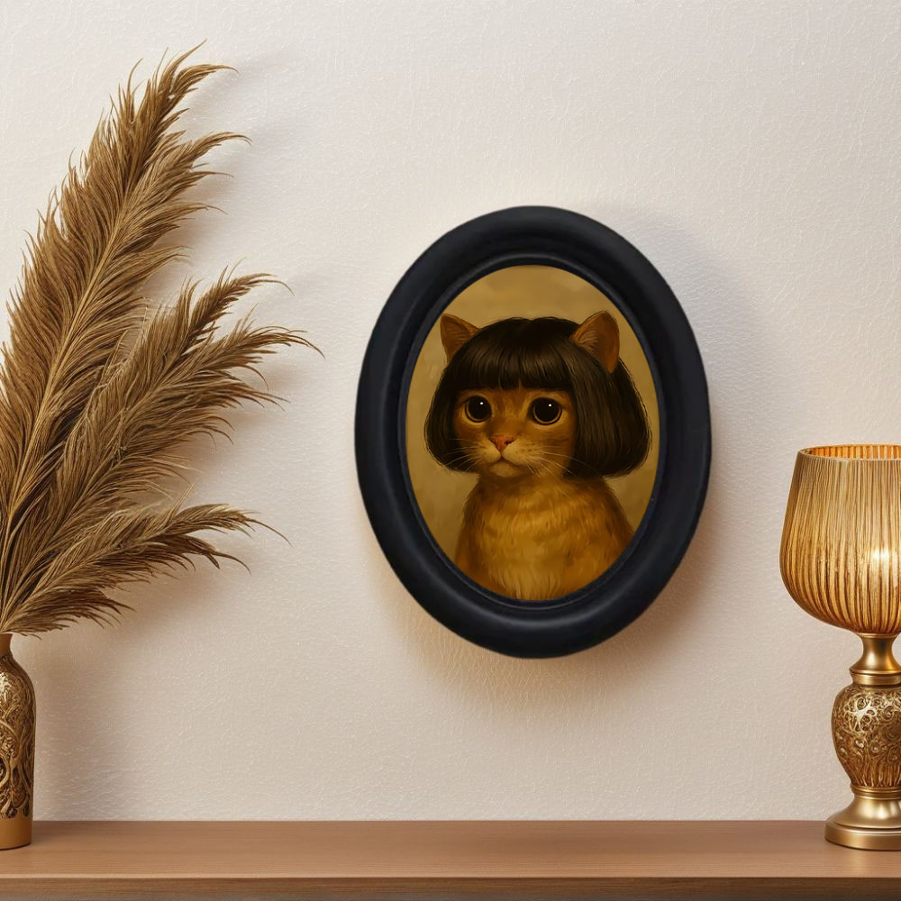 1 Piece of Fun Long-Haired Cat - Home Decor Quirky 评论和价格