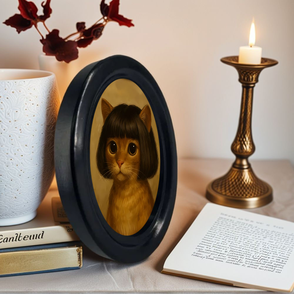 1 Piece of Fun Long-Haired Cat - Home Decor Quirky 评论和价格